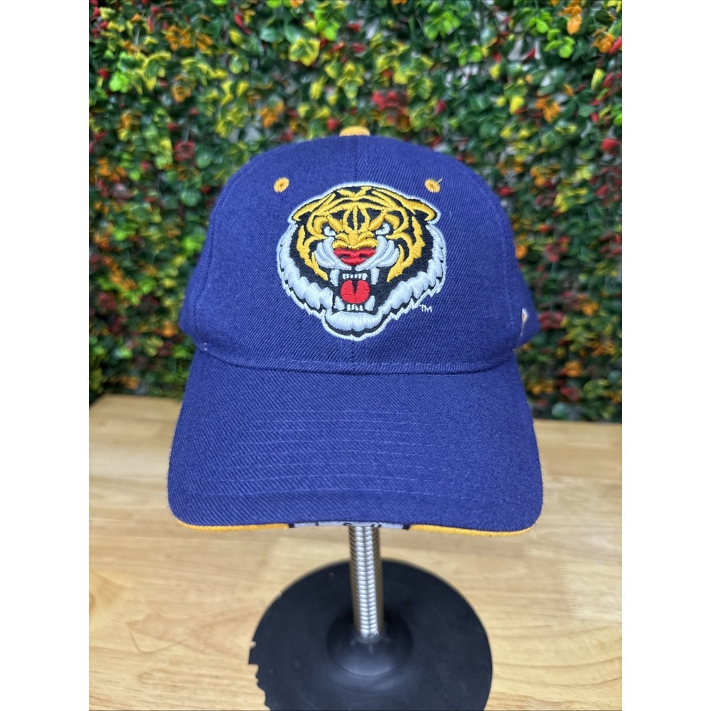 LSU Louisiana State Tigers NCAA Alternative Logo Zephyr Hat Vintage 90s Purple